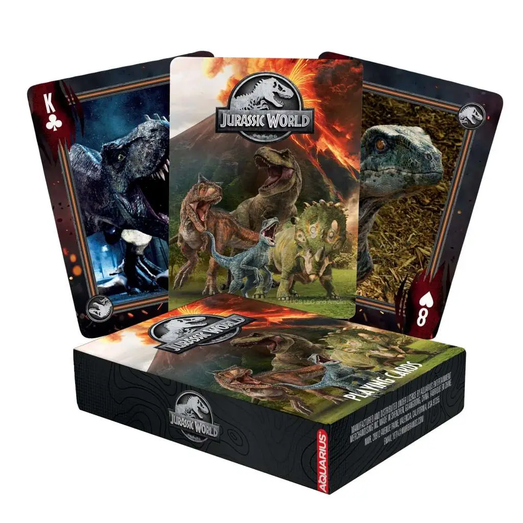 JURASSIC WORLD - Playing Cards - Figurine